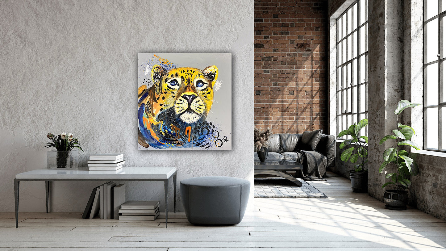 Skye the Young Leopard - Limited Edition Fine Art Print (Unframed)