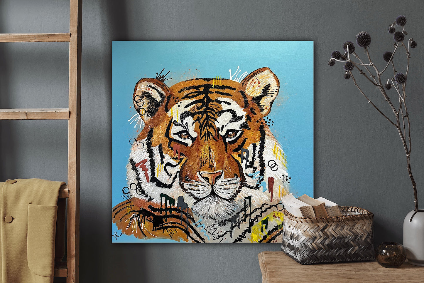 Axel the Tiger - Limited Edition Fine Art Print (Unframed)