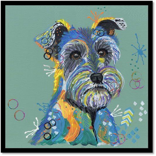 Archie the Schnauzer - Limited Edition Fine Art Print (Framed)