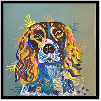 Isla the Springer Spaniel - Limited Edition Fine Art Print (Framed)