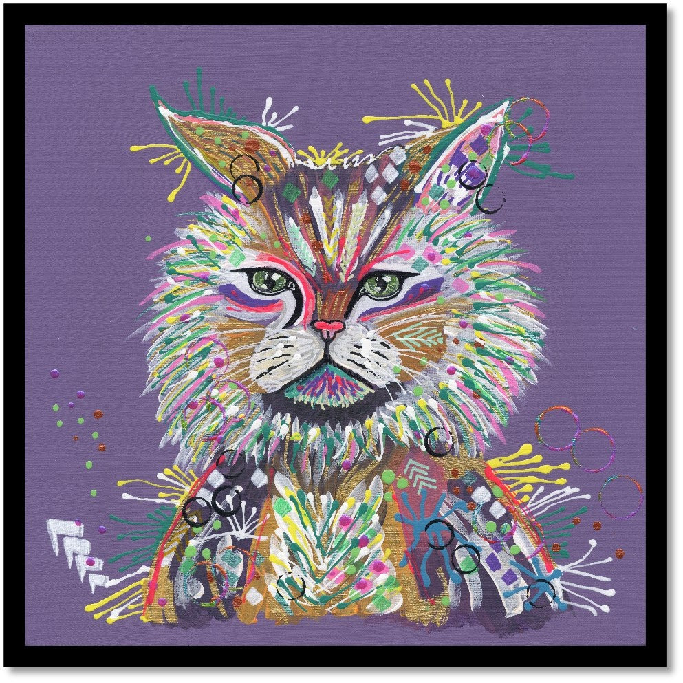 Taylor the Cat - Limited Edition Fine Art Print (Framed)