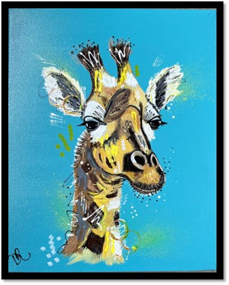 Timmy the Giraffe - Limited Edition Fine Art Print (Framed)