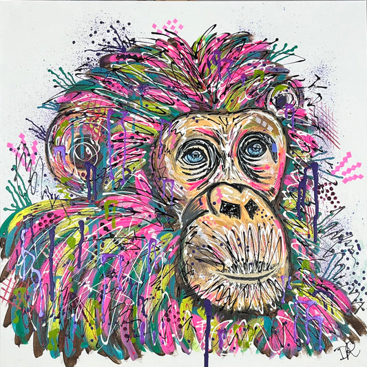 Bella the Chimpanzee - Limited Edition Fine Art Print (Unframed)