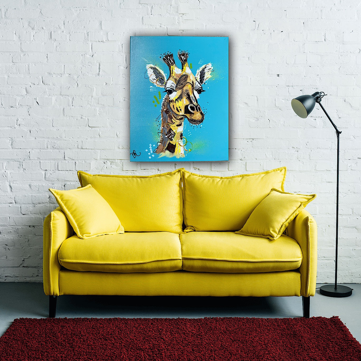 Timmy the Giraffe - Limited Edition Fine Art Print (Framed)