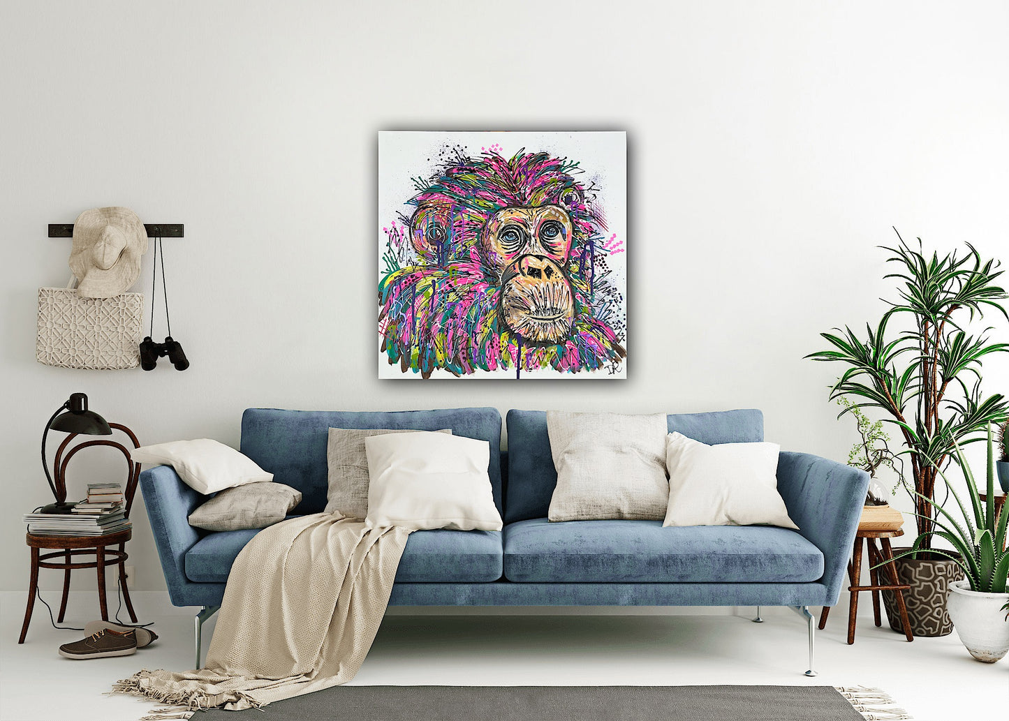 Bella the Chimpanzee - Limited Edition Fine Art Print (Unframed)