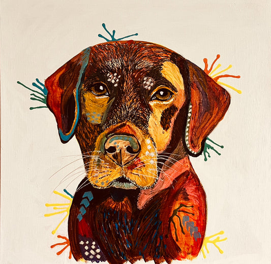 Henry the Chocolate Labrador - Limited Edition Fine Art Print (Unframed)