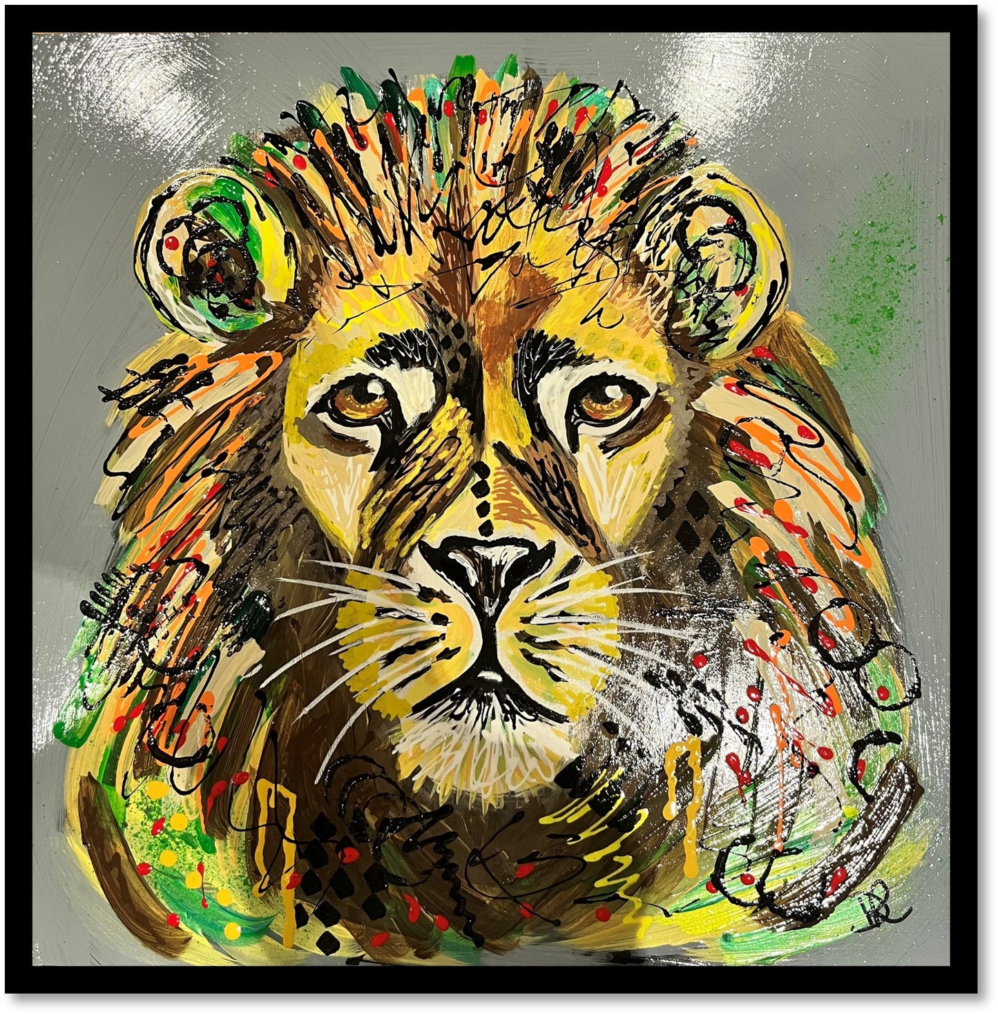 Rafi the Lion - Limited Edition Fine Art Print (Framed)