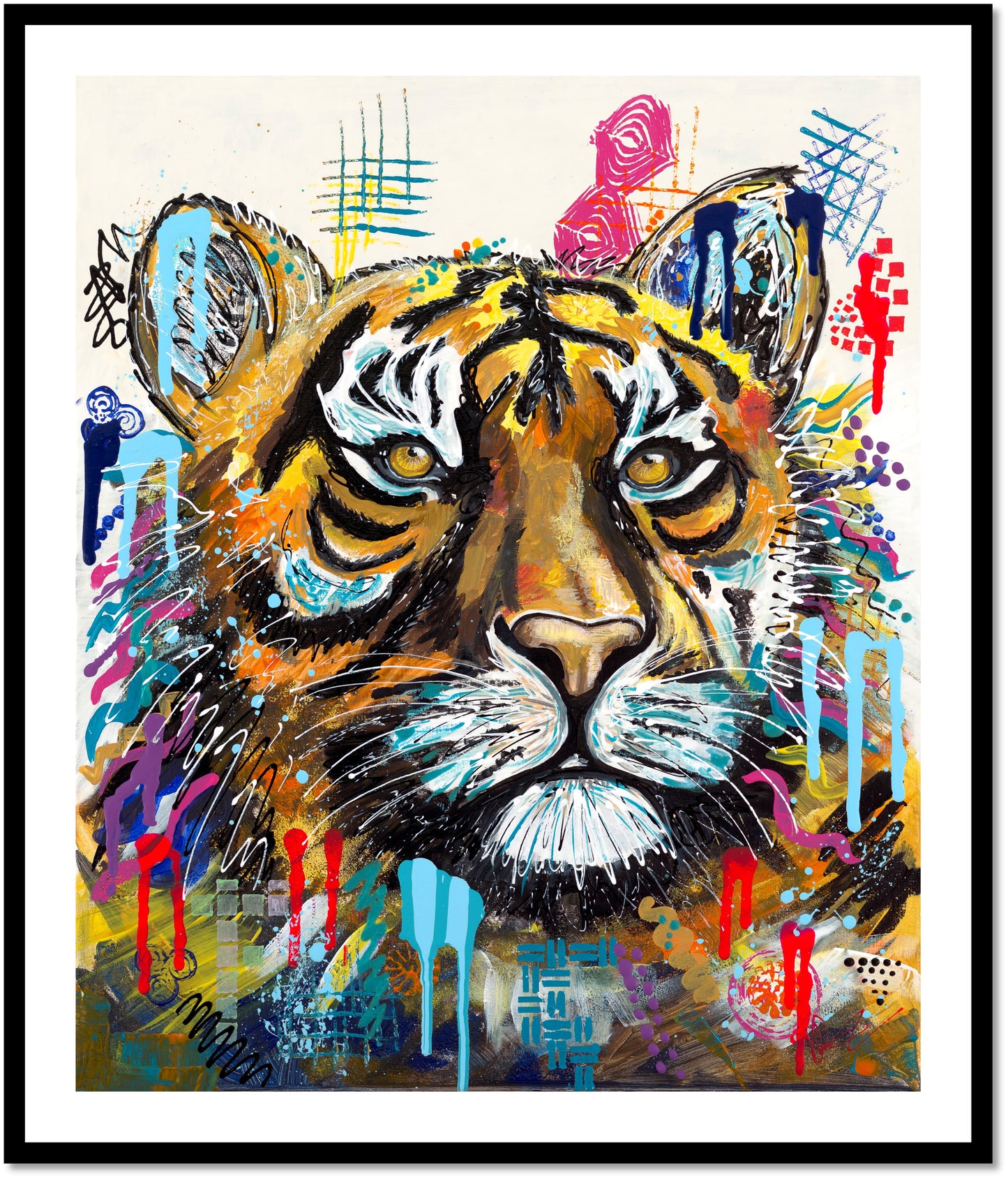 Maximus the Tiger - Limited Edition Fine Art Print (Framed)