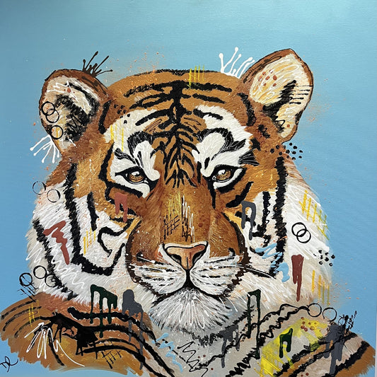 Axel the Tiger - Limited Edition Fine Art Print (Unframed)