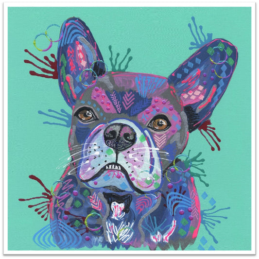 Blue the French Bulldog - Limited Edition Fine Art Print (Unframed)