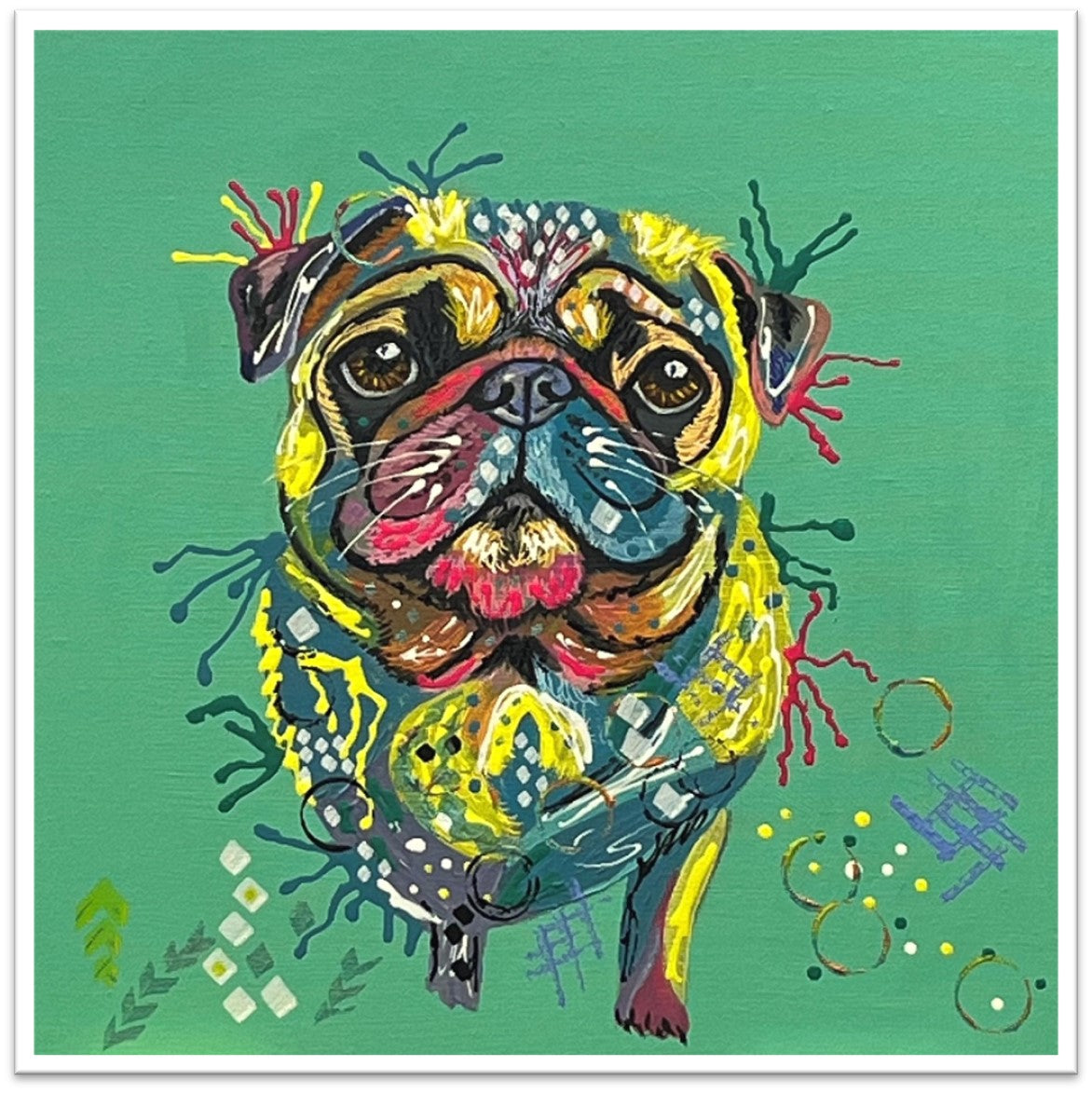 Jeeves the Pug - Limited Edition Fine Art Print (Unframed)