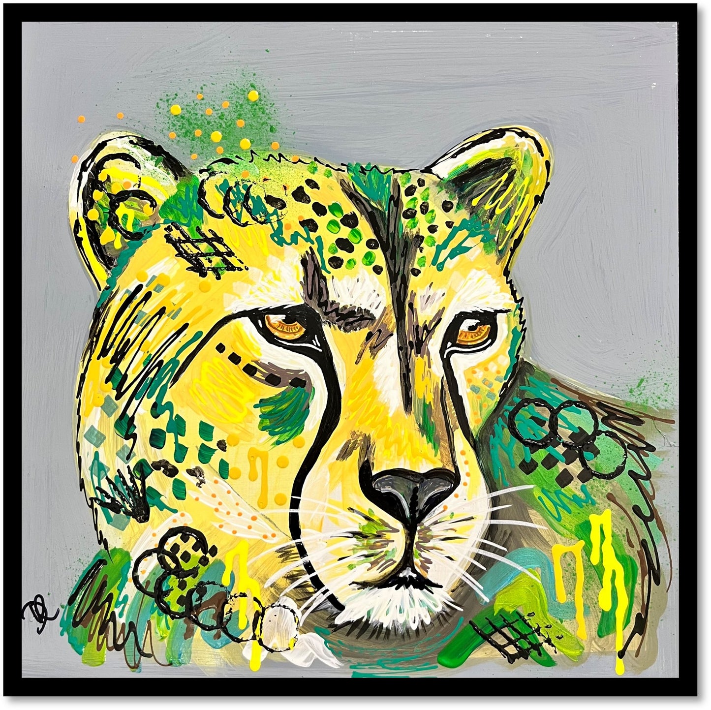 Neo the Cheetah - Limited Edition Fine Art Print (Framed)