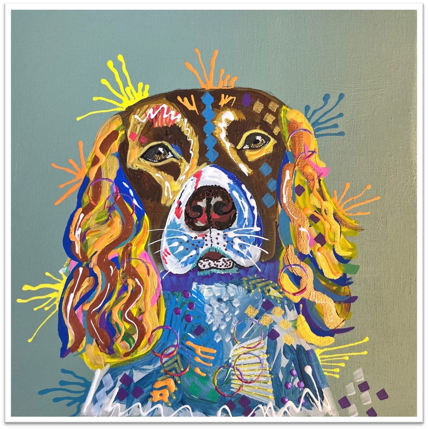 Isla the Springer Spaniel - Limited Edition Fine Art Print (Unframed)