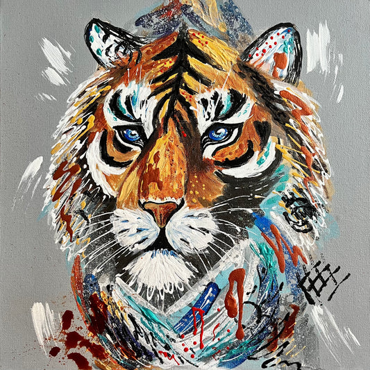 Abner the Tiger - Limited Edition Fine Art Print (Unframed)