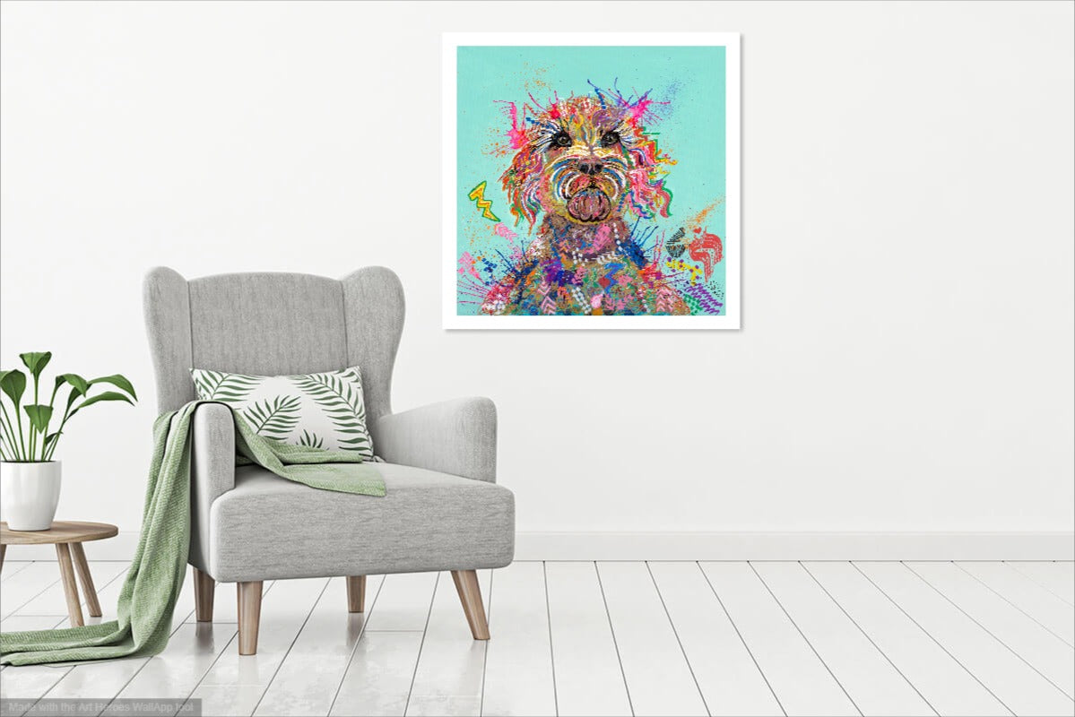 Rio the Cockapoo - Limited Edition Fine Art Print (Framed)