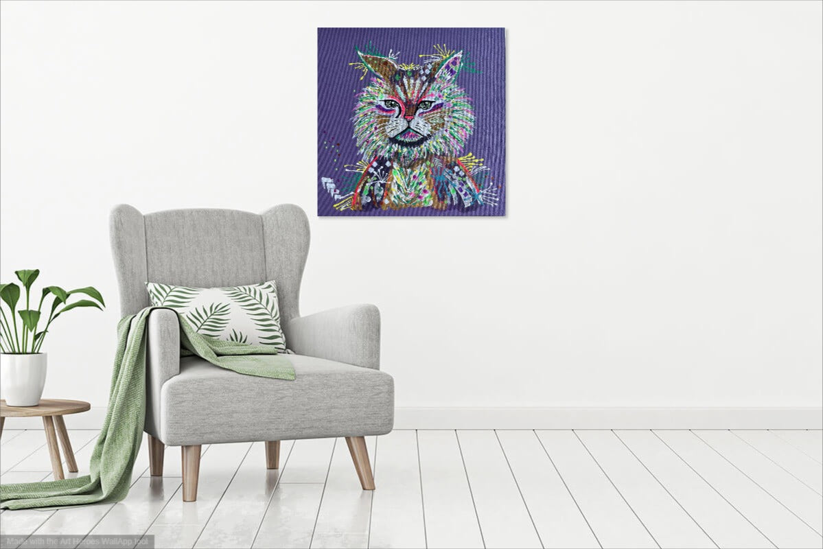 Taylor the Cat - Limited Edition Fine Art Print (Framed)