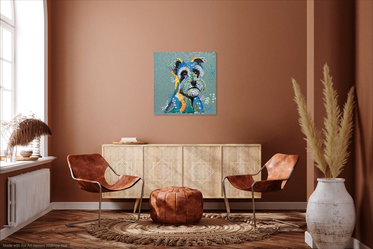 Archie the Schnauzer - Limited Edition Fine Art Print (Framed)