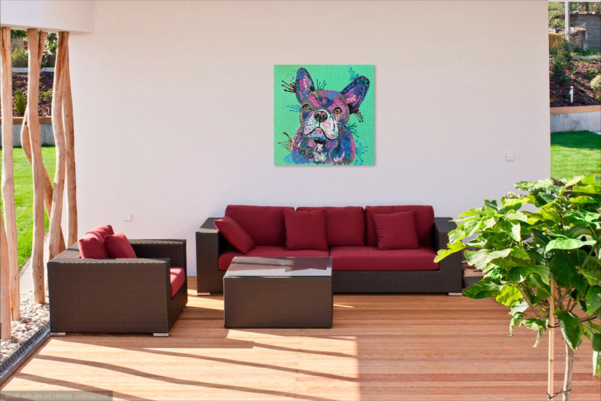 Blue the French Bulldog - Limited Edition Fine Art Print (Framed)