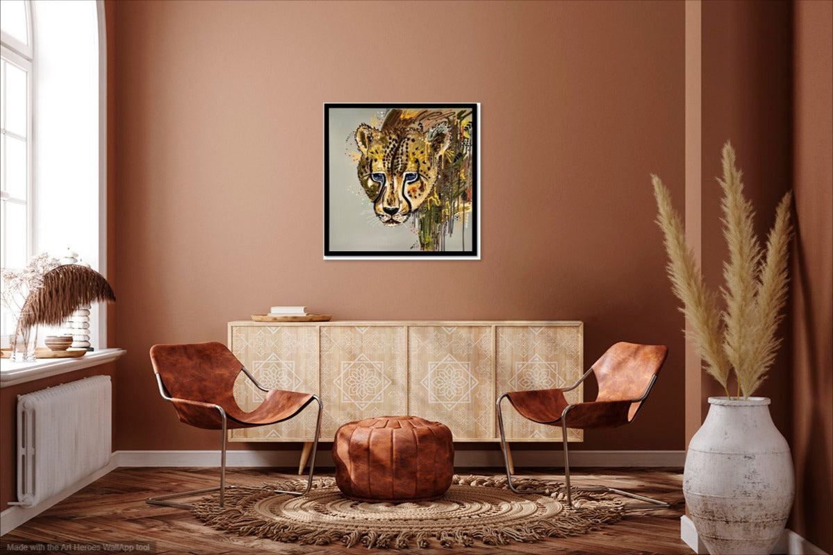 Nala the Cheetah - Limited Edition Fine Art Print (Unframed)