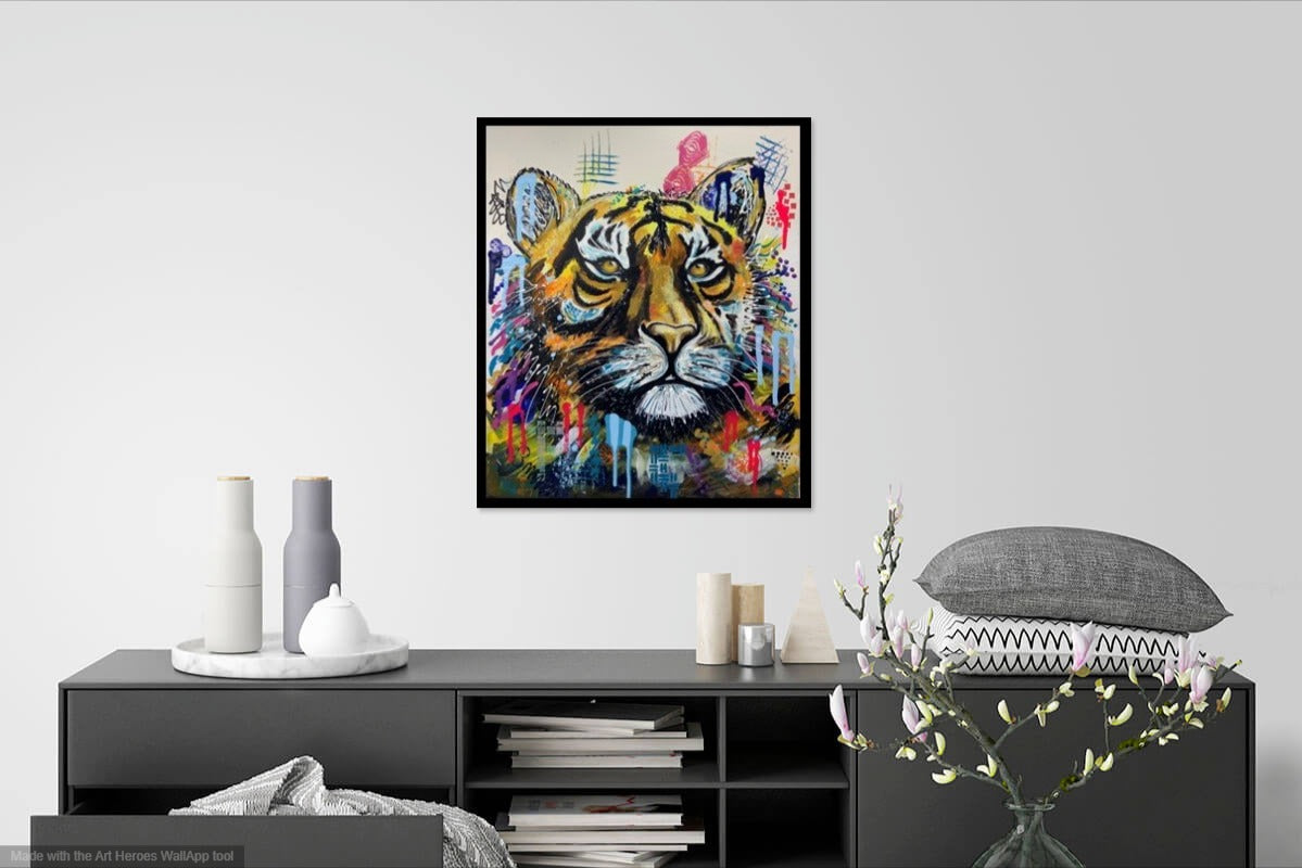 Maximus the Tiger - Limited Edition Fine Art Print (Framed)